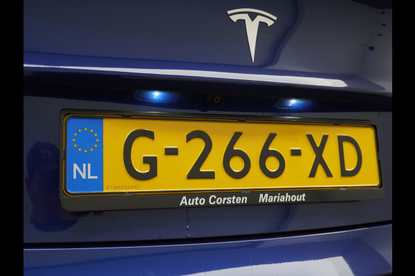 Tesla Model 3 Performance 513pk 3,4 sec 0-100 ! 20"lm FSD-computer 3 AutoPilot Carbon-Spoiler Premium-HiFi Pano.dak Camera Leer Adaptive-Cruis Navigatiesysteem full map LED-a+v Comfortstoel(en) ACC Dual-ECC DAB Voorverwarmen interieur via App Keyless via Telefoonsleutel One-Pedal-Drive 4wd Rode Remklauwen Carbon-Spoiler Premium Audio Veel grip door 4WD vierwielaandrijving.  Origineel Nederlandse auto ! nieuwprijs euro 65.680 euro Accu garantie 23-12-2027