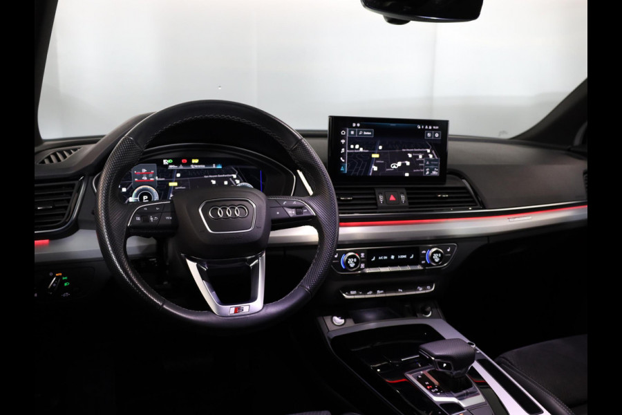 Audi Q5 50 TFSI e S edition 299 pk S-tronic | Navigatie | Elektr. trekhaak | Parkeersensoren | Adaptieve cruise control | Stoelverwarming | S-Line |