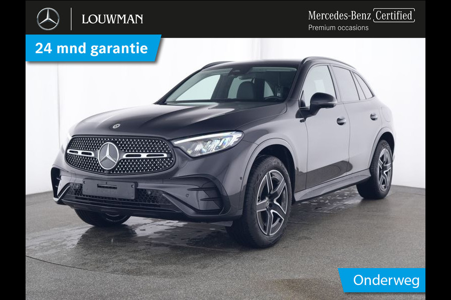 Mercedes-Benz GLC 300 e 4M AMG Plug-In Hybride AMG Styling | Night Pakket | Alarm | Trekhaak | Stoel en Stuurverwarming. Inclusief 24 maanden MB Certified garantie voor Europa.