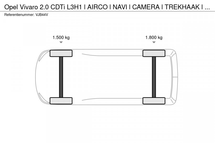 Opel Vivaro 2.0 CDTi L3H1 l AIRCO l NAVI l CAMERA l TREKHAAK l BLINDSPOT