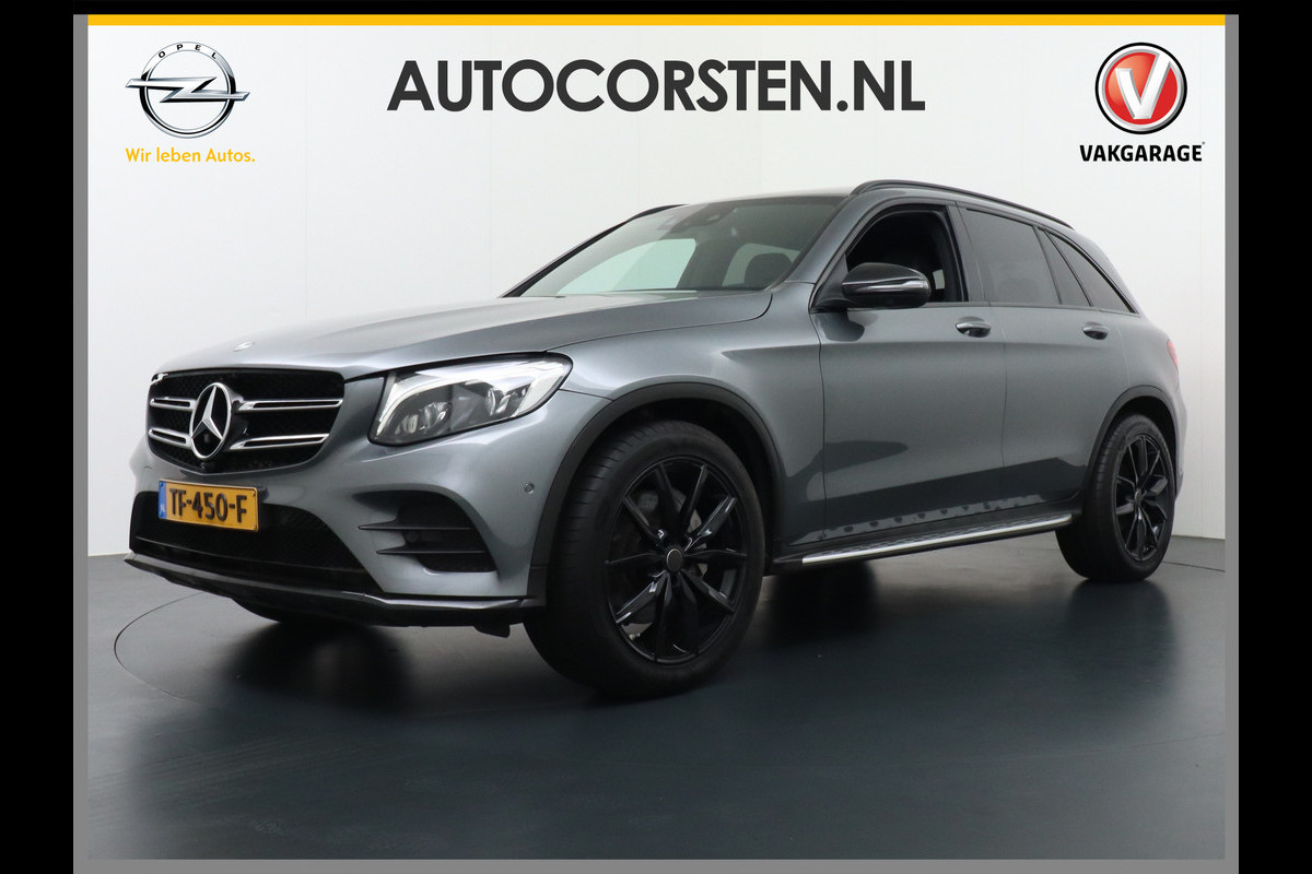 Mercedes-Benz GLC 250 AMG 4MATIC Night Pakket Premium Plus Trekhaak Panormadak Leder+Elektr.Verst+Geheugen+Verwarmd 360° Camera Navi Ecc Agility C Cruise Control Lmv 20" Elec.Achterklep Intellig licht syst. Dab Keyless DodehoekAssistent 2.400KG Trekgewicht Zeer Compleet 4-Wielaandrijving 2.400kg Trekvermogen! Orig. NLse auto