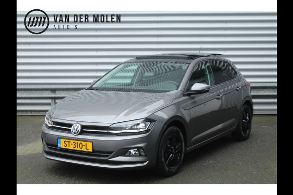 Volkswagen Polo 1.0 TSI 96pk Comfortline Panoramadak NL-Auto NAP Airco Cruise  Carplay Camera Zwarte 15"LMV