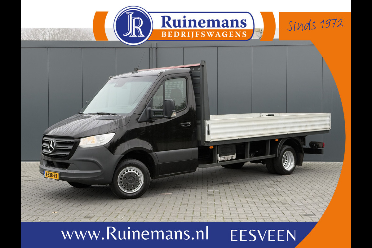 Mercedes-Benz Sprinter 514 CDI EURO 6 AUTOMAAT / L3 PICK UP 4.30 LAADBAK / DUBBEL LUCHT / 3.5 TONS TREKHAAK / 3500 KG AHG