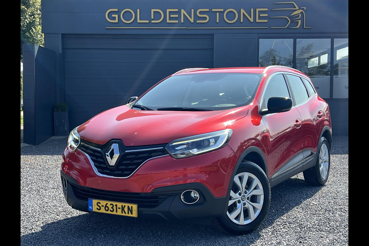 Renault Kadjar 1.2 TCe Limited 1e Eigenaar,Navi,Clima,Cruise,Halfleder,Trekhaak,6 Bak,PDC,140pk,LM Velgen,APK tot 12-2025