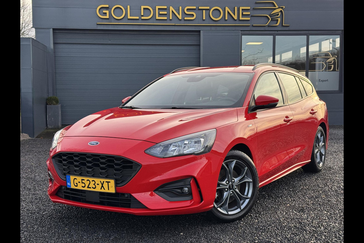 Ford FOCUS Wagon 1.0 EcoBoost ST Line Business 1e Eigenaar,Navi,Clima,Cruise,PDC V+A,125pk,6 Bak,N.A.P,APK tot 08-2025