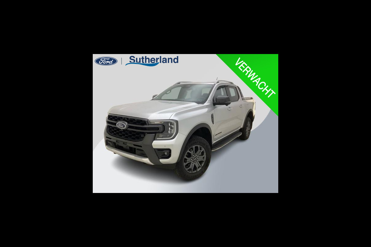 Ford Ranger 3.0 V6 Wildtrak Double Cab EcoBlue 241pk!! | 2-zits|  BPM vrij | Rollertop | Trekhaak | Technology Pack | Uniek in Nederland | Verlengde fabrieksgarantie tot 03-2028