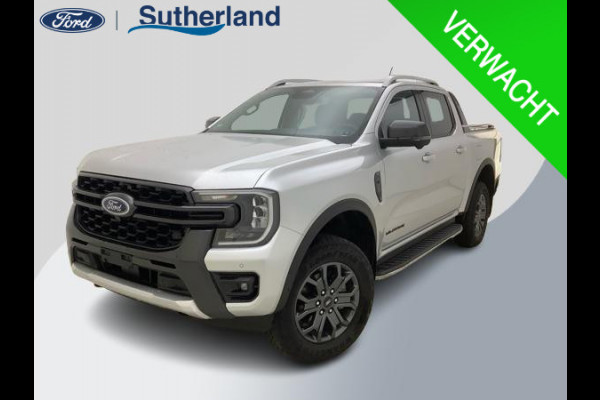 Ford Ranger 3.0 V6 Wildtrak Double Cab EcoBlue 241pk!! | 2-zits|  BPM vrij | Rollertop | Trekhaak | Technology Pack | Uniek in Nederland | Verlengde fabrieksgarantie tot 03-2028