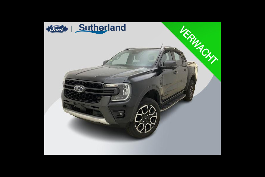 Ford Ranger 3.0 V6 Wildtrak Double Cab EcoBlue 241pk!! | 2-zits|  BPM vrij | Rollertop | Trekhaak | Technology Pack | Uniek in Nederland | Verlengde fabrieksgarantie tot 03-2028