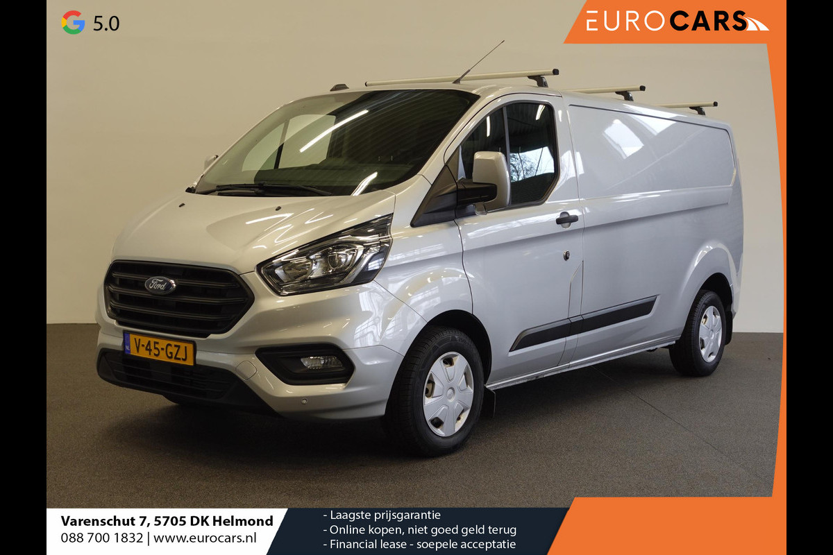 Ford Transit Custom 131pk L2H1 Trend Trekhaak Airco Cruise control Parkeersensoren Dakdragers 3-Zits Euro6