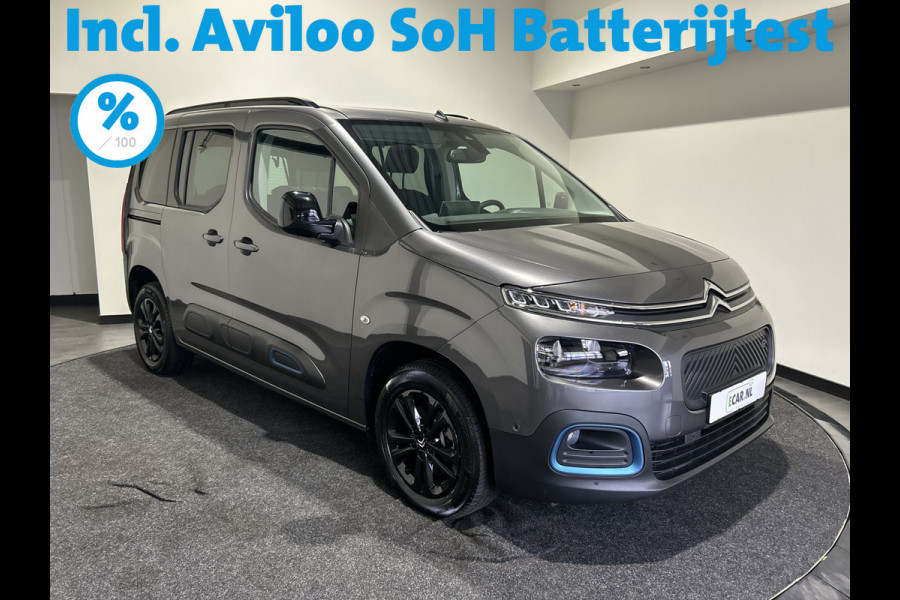 Citroën ë-Berlingo M Shine 50 kWh | Park assist pakket | Navigatie pakket | Winterpakket | Panoramadak | 11 kw 3-fase lader! |  SoH (batterijcheck) 100 % score!