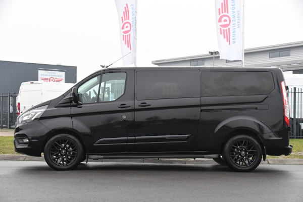 Ford Transit Custom 320 2.0 TDCI L2H1 Platinum Edition DC Black Edition Camera, Cruise, Carplay, 130PK, Automaat, Multimedia, LED, Leder, Stoelverwarming, UNIEK!