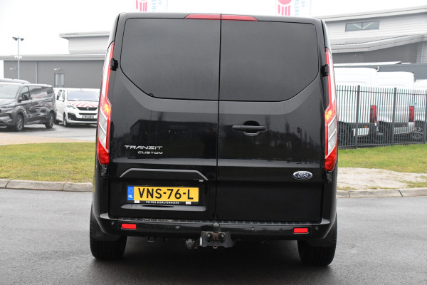 Ford Transit Custom 320 2.0 TDCI L2H1 Platinum Edition DC Black Edition Camera, Cruise, Carplay, 130PK, Automaat, Multimedia, LED, Leder, Stoelverwarming, UNIEK!