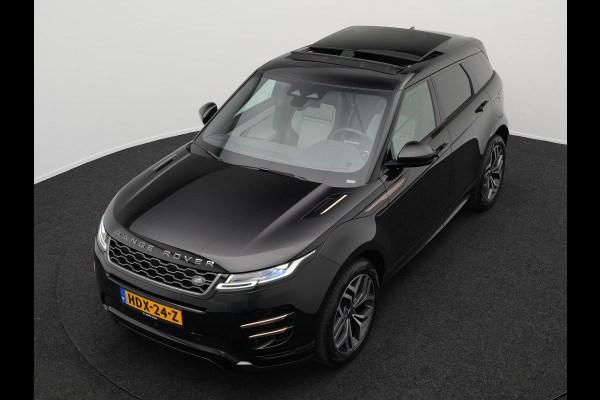 Land Rover Range Rover Evoque P300e AWD R-Dynamic Plug In Hybrid PHEV | Panodak | Adaptive Cruise | Meridian Sound | Lederen Sportstoelen Memory | 20"L.M  | Apple Carplay | Stuurverwarming |