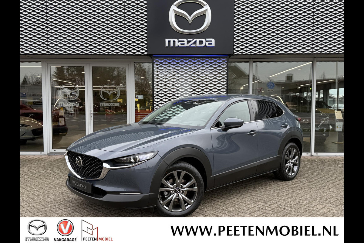 Mazda CX-30 2.0 e-SkyActiv-X M Hybrid Exclusive-line | €6570,00 VOORDEEL! | 360° VIEW | CARPLAY | LEDER |