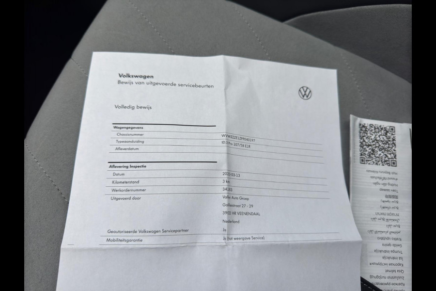 Volkswagen ID.3 Pro 58 kWh ORIG. NL. NAP KM. | CAMERA | TREKHAAK AFNEEMBAAR | RIJKLAARPRIJS INCL. 12 MND. BOVAGGARANTIE