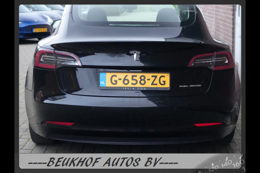 Tesla Model 3 Long Range AWD 75 kWh 19 inch Pano Cam Leer