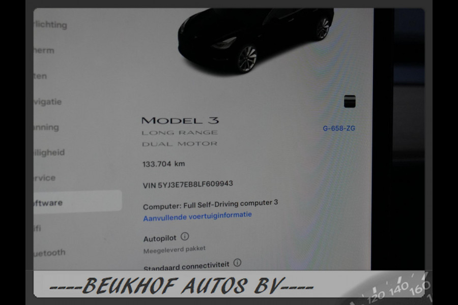 Tesla Model 3 Long Range AWD 75 kWh 19 inch Pano Cam Leer