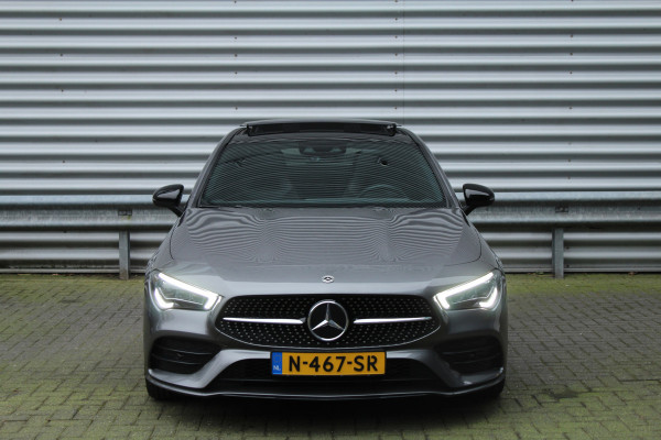 Mercedes-Benz CLA-Klasse 200 164pk Business Solution AMG Automaat NL-Auto NAP BTW Panoramadak Burmester Clima Cruise Navi Camera Widescreen Sfeer LMV