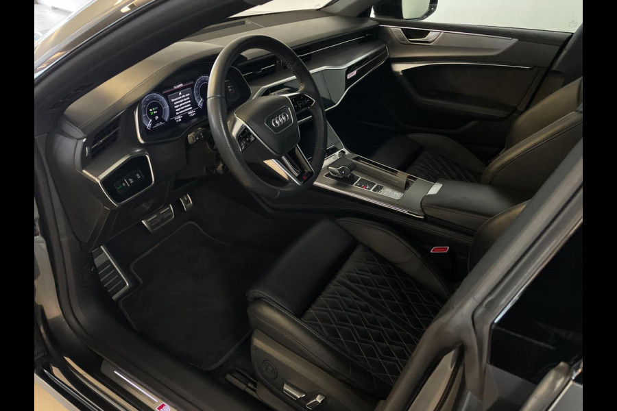 Audi A7 Sportback 55 TFSI e quattro Competition AUTOMAAT PANO NAVI BLUETOOTH STOELVERW STUURVERW PRIVACYGLAS LEER NIEUWSTAAT