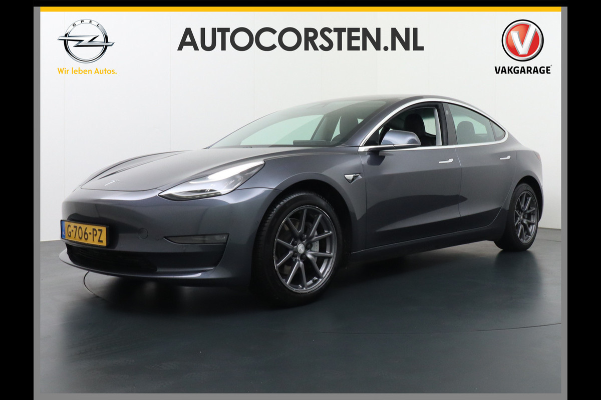 Tesla Model 3 Long Range 75kWh 463PK 18" Full-Self-Driving-Computer 3 Telefoon-Sleutel Premium Audio 4wd  19" Lmv AutoPilot Panoramadak Camera Stoel en achterbank verwarming Keyless Electr.Stoelen+Memory+Easy-Entry WiFi Origineel Nederlandse auto Grootste accu, Tot 16,5kwh thuis laden. Accu garantie 10-12-2027 / 192.000km