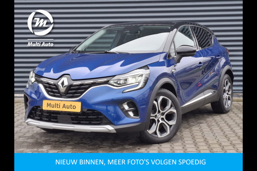 Renault Captur 1.6 E-Tech Plug-in Hybrid 160 Intens Dealer O.H. PHEV | Panodak | Sportstoelen Verwarmd | Virtual | Apple Carplay | Navigatie | Camera | DAB | Sfeerverlichting | L.M. 18" |