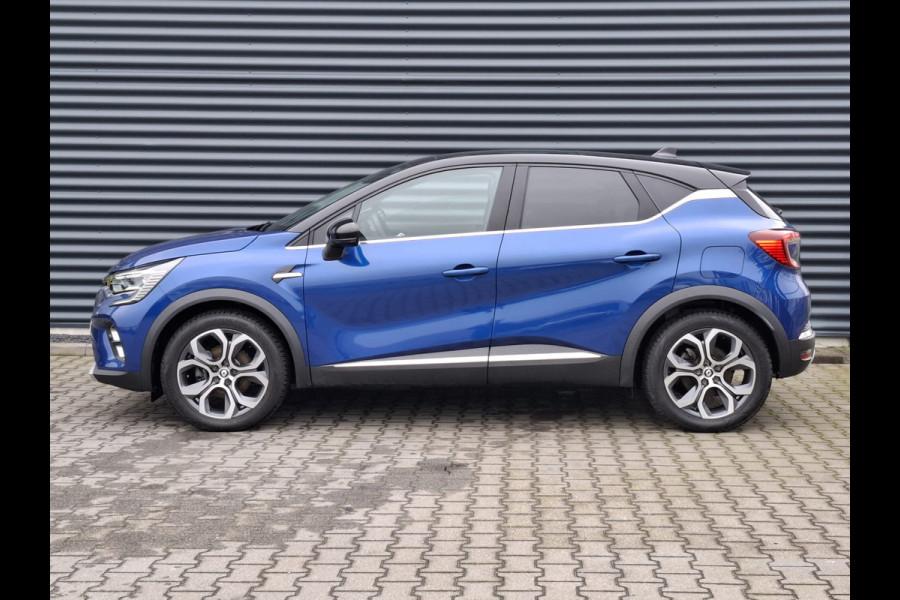 Renault Captur 1.6 E-Tech Plug-in Hybrid 160 Intens Dealer O.H. PHEV | Panodak | Sportstoelen Verwarmd | Virtual | Apple Carplay | Navigatie | Camera | DAB | Sfeerverlichting | L.M. 18" |