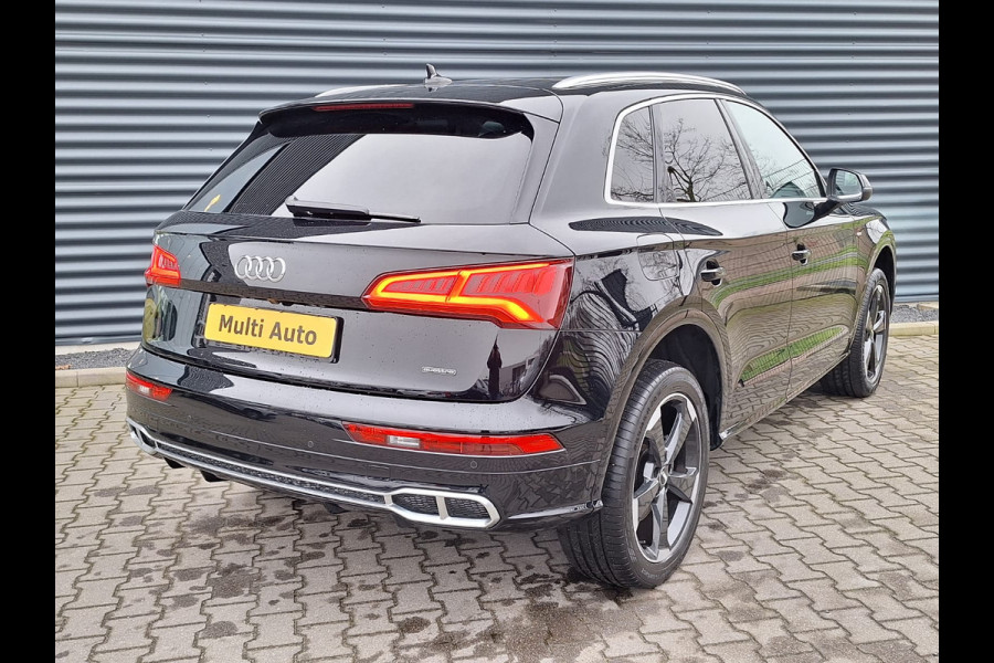 Audi Q5 55 TFSI e Quattro S-Line Plug In Hybrid PHEV | Luchtvering | Trekhaak af Fabriek | Panodak | Adaptive Cruise | Lederen Sportstoelen Massage | Stoelverwarming |