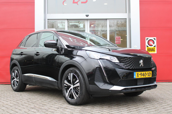 Peugeot 3008 1.2 Hybrid 136PK GT | 360° CAMERA | NAVIGATIE | ADAPTIVE CRUISE CONTROL | APPLE CARPLAY/ANDROID AUTO | CLIMATE CONTROL | 18" LICHTMETALEN VELGEN | DODEHOEK DETECTIE | KEYLESS ENTRY/START | FULL LED KOPLAMPEN | PARKEERSENSOREN VOOR EN ACHTER | DAB+ RADIO | LANE ASSIST |