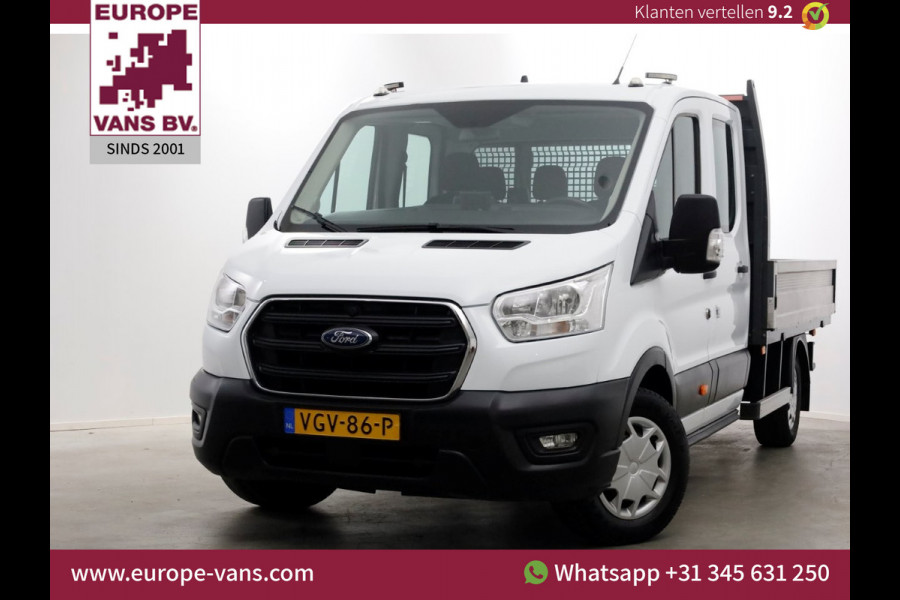 Ford Transit 350 2.0 TDCI 170pk L3H1 D.C. RWD Open laadbak Trekhaak 3500kg 09-2020