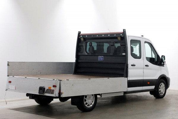 Ford Transit 350 2.0 TDCI 170pk L3H1 D.C. RWD Open laadbak Trekhaak 3500kg 09-2020