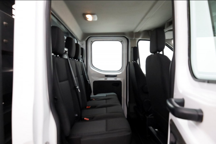 Ford Transit 350 2.0 TDCI 170pk L3H1 D.C. RWD Open laadbak Trekhaak 3500kg 09-2020