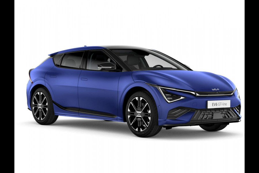 Kia Ev6 GT-Line AWD 84 kWh | Uit voorraad leverbaar | Yacht Blue Matte