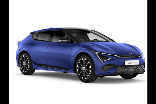 Kia Ev6 GT-Line AWD 84 kWh | Uit voorraad leverbaar | Yacht Blue Matte