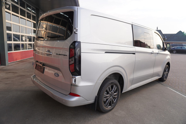 Ford Transit Custom 320L 2.0 TDCI 170PK L2H1 Limited DubbelCabine Automaat Nr. V062 | Schuifdeur links en rechts | Airco | Adap.Cruise | Navi | Camera