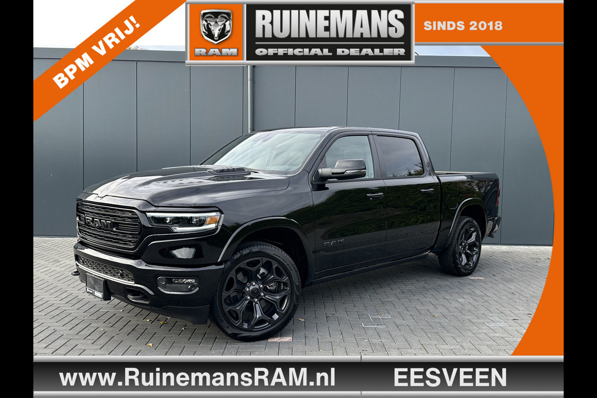 Dodge Ram 1500 5.7 V8 HEMI 400 PK / LIMITED NIGHT / HEADUP / RIJKLAAR INCL LPG-G3 / 360 CAMERA / LUCHTVERING / ADAPTIVE CRUISE / 22 INCH /