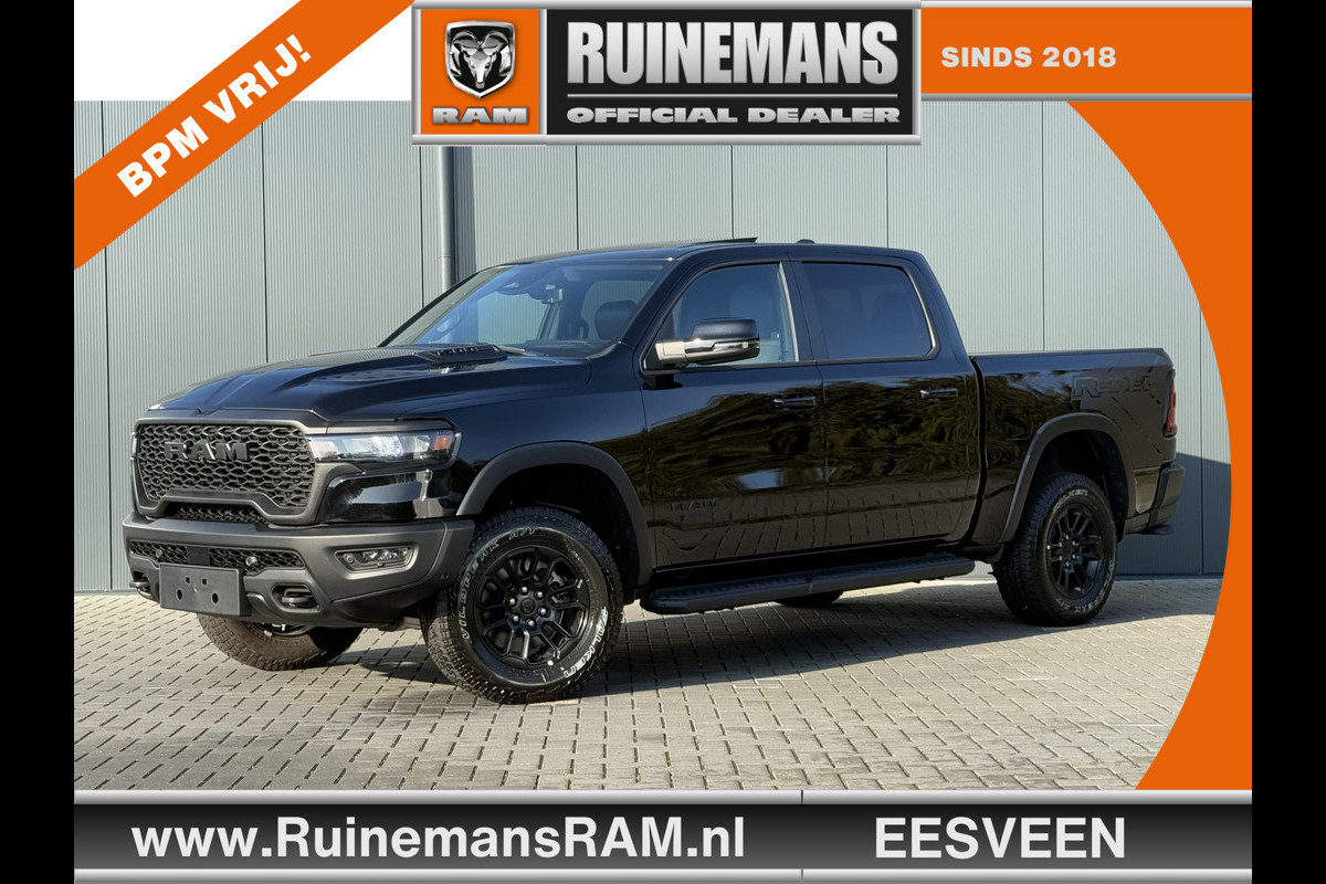 Dodge Ram 1500 3.0 420 PK REBEL PREMIUM / HURRICANE / 2025 MODEL / NIGHT EDITION / LUCHTVERING / PANO / 360 CAMERA / TREKHAAK / 3500 KG AH