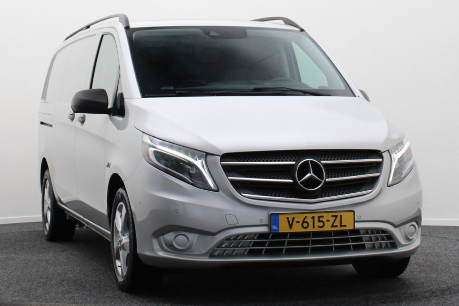 Mercedes-Benz Vito 116 CDI Automaat Lang 3-Zits, Leer, LED, Camera, Navigatie, Bluetooth, Cruise, Climate, PDC, 17''