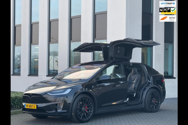 Tesla Model X 75D Base 6 persoons, lederen interieur , achteruitrijcamera, Autopilot, nl auto met nationale auto pas