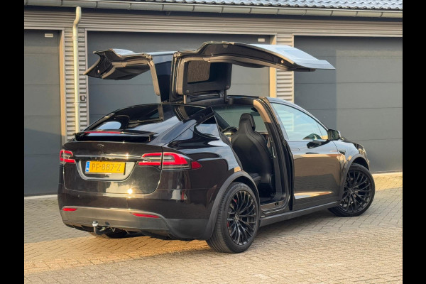 Tesla Model X 75D Base 6 persoons, lederen interieur , achteruitrijcamera, Autopilot, nl auto met nationale auto pas