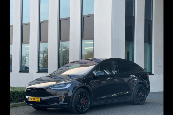 Tesla Model X 75D Base 6 persoons, lederen interieur , achteruitrijcamera, Autopilot, nl auto met nationale auto pas