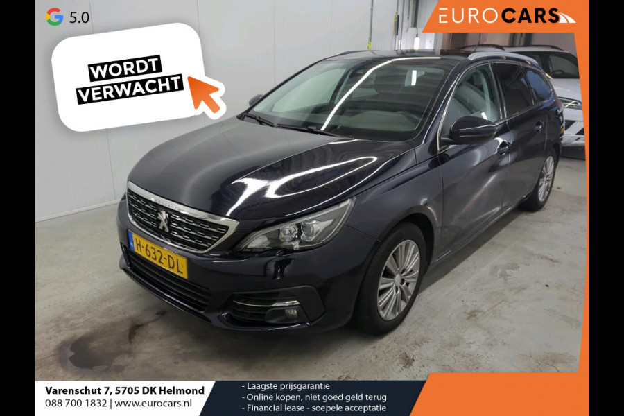 Peugeot 308 SW 1.2 PureTech Blue Lease Premium Airco|ECC Navi PDC VA + Camera Full LED Panoramadak Trekhaak Comfortstoel+Massage Distributieriem vervangen bij 93891 km!