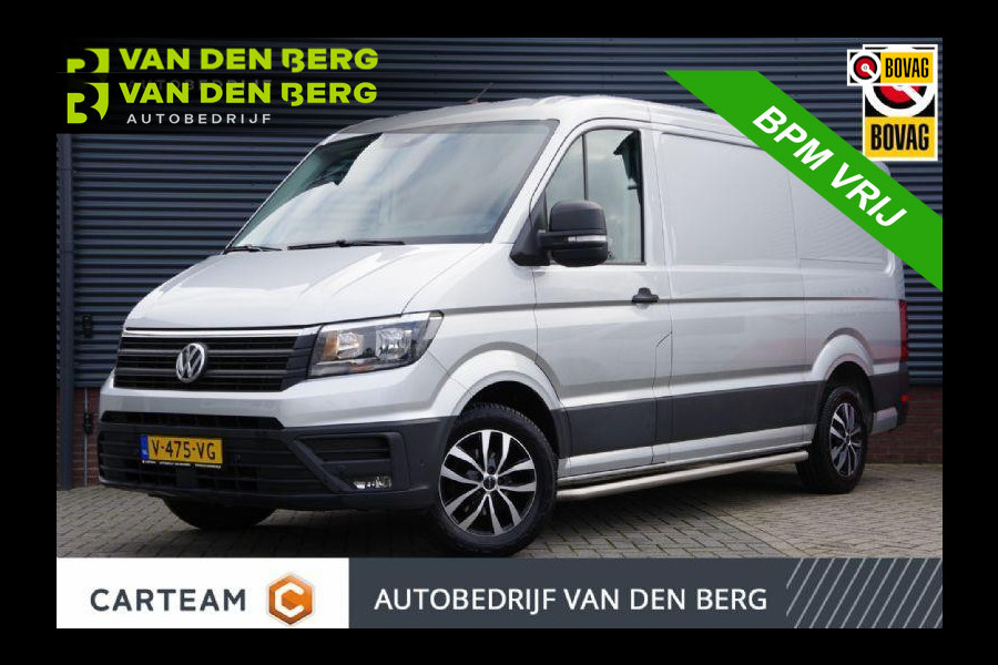 Volkswagen Crafter 35 2.0 TDI L3H2 (L2H1) 140PK AUT. CAMERA, NAVI, TREKHAAK, CRUISE, AIRCO, PARKEERSENSOREN, NL AUTO, NAP