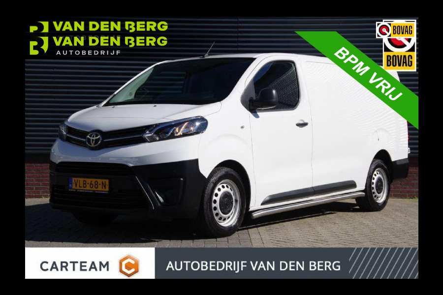 Toyota ProAce Long Worker 1.5 D-4D L3, AIRCO, CRUISE, BLUETOOTH, NL AUTO, SIDEBARS, NAP, ZEER NETJES