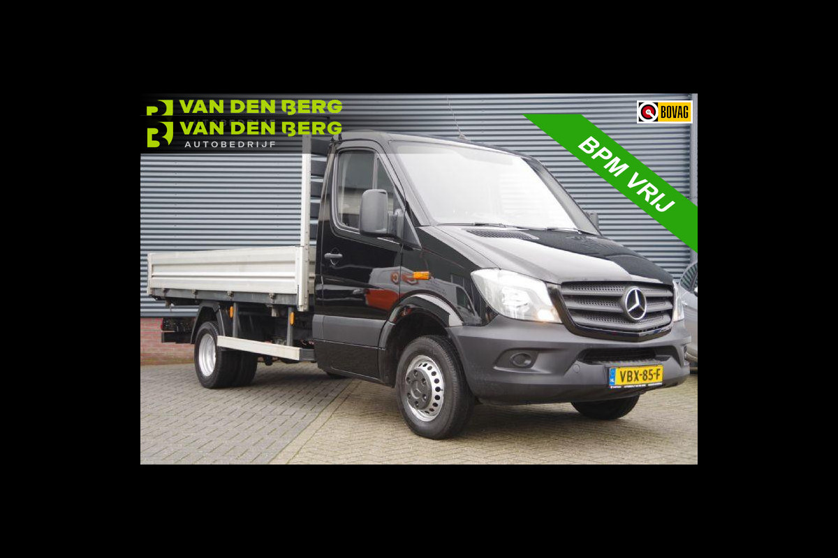 Mercedes-Benz Sprinter 519 3.0 V6 KIPPER 3 ZIJDIG, OPEN LAADBAK, 3.5T TREKHAAK, AIRCO, CRUISE, MF STUURWIEL, PICK-UP ,PICKUP