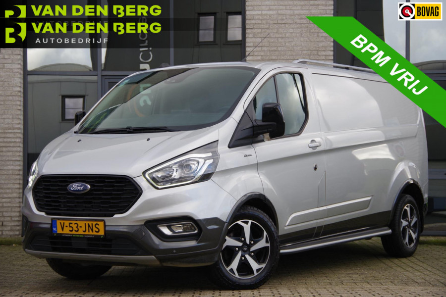 Ford Transit Custom 2.0 TDCI L2 ACTIVE EDITION, 170PK AUT. TREKHAAK, 17'' LMV, SIDESTEPS, CAMERA, CRUISE, AIRCO, STOELVERWARMING