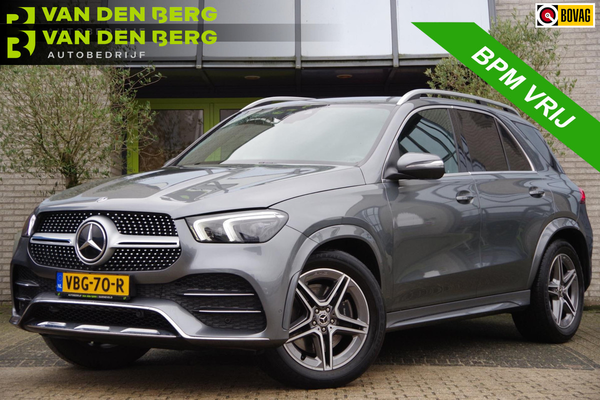 Mercedes-Benz GLE 300 D 4MATIC AMG, MARGE! VAN, GRIJS KENTEKEN, LED, TREKHAAK, MEMORY, 360 CAMERA, LEDER/ALCANTARA, PDC, 20'' AMG