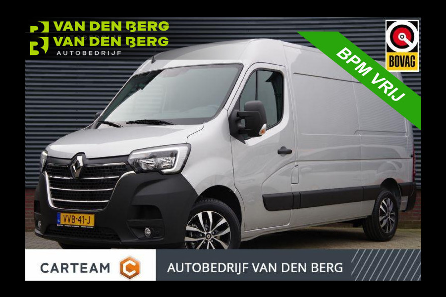 Renault Master T35 2.3 dCi 135PK L2H2 Work Edition CAMERA, NAVI, CRUISE, AIRCO, APPLE CARPLAY/ANDROID, PDC DUBBELE CABINE LEVERB.