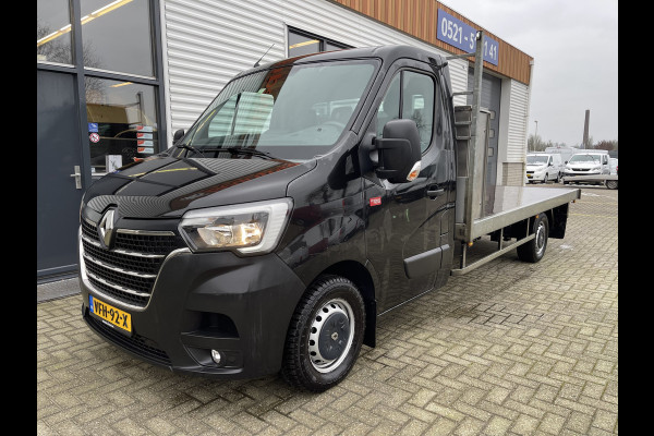 Renault Master T35 2.3 dCi 165pk L3 Energy EURO VI / pickup / open laadbak / plateau L 375 x B 210 / vaste prijs rijklaar € 22.950 ex btw / lease vanaf € 410 / airco / cruise / navigatie / opberg box