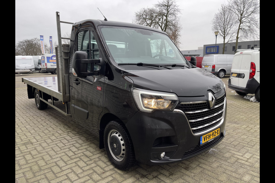 Renault Master T35 2.3 dCi 165pk L3 Energy EURO VI / pickup / open laadbak / plateau L 375 x B 210 / vaste prijs rijklaar € 22.950 ex btw / lease vanaf € 410 / airco / cruise / navigatie / opberg box