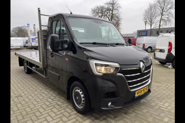 Renault Master T35 2.3 dCi 165pk L3 Energy EURO VI / pickup / open laadbak / plateau L 375 x B 210 / vaste prijs rijklaar € 22.950 ex btw / lease vanaf € 410 / airco / cruise / navigatie / opberg box